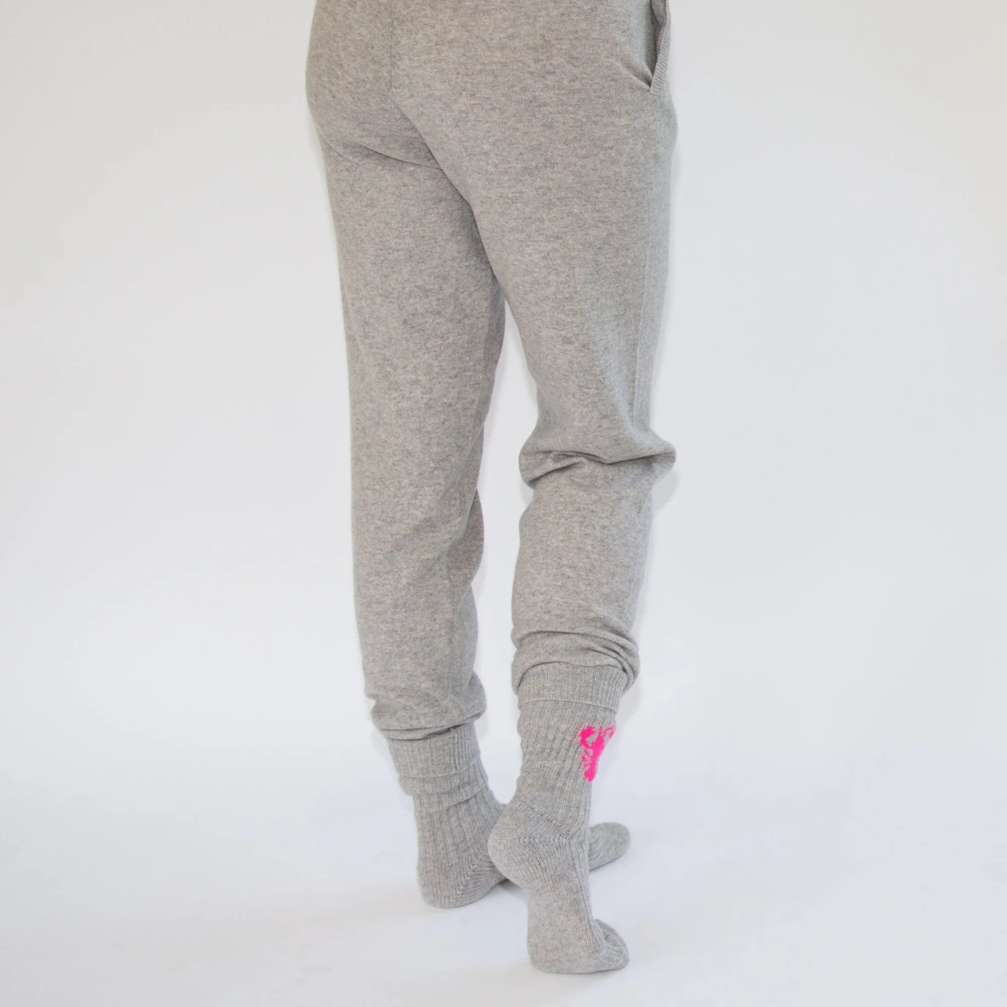 PAPA LOBSTER cashmere socks