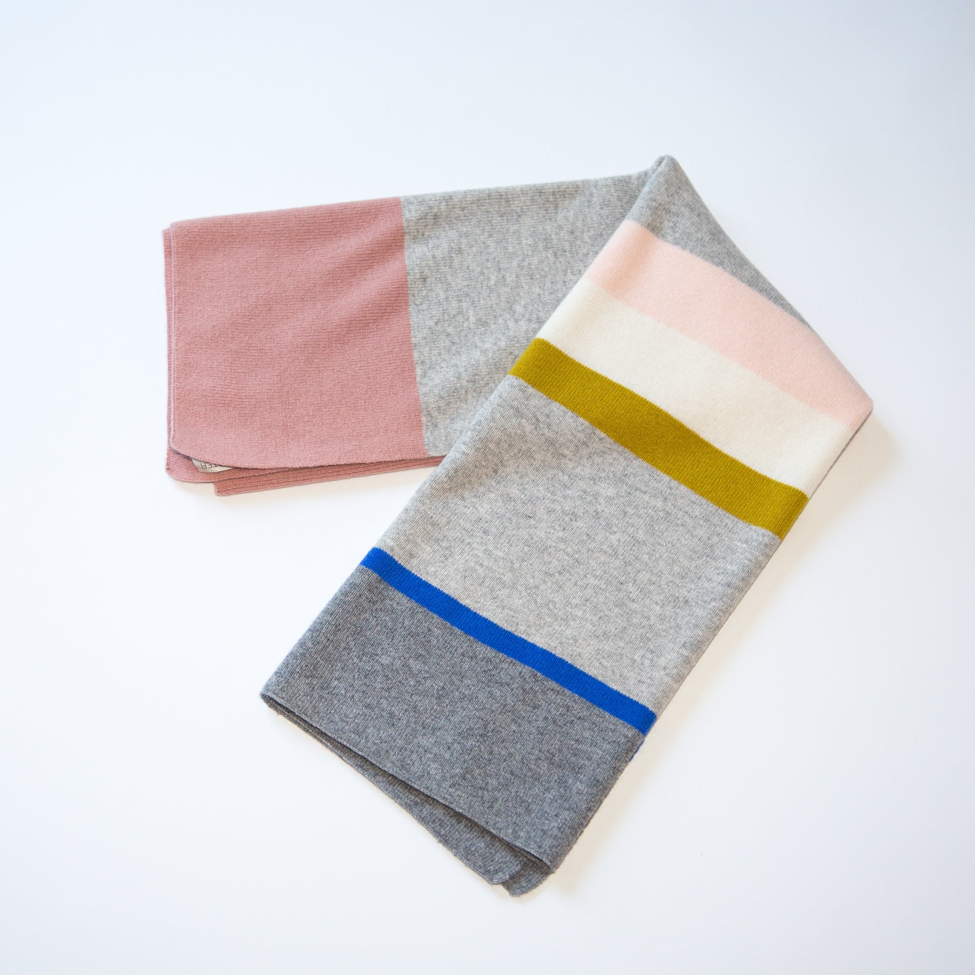 Kaschmir Babydecke mit Streifen