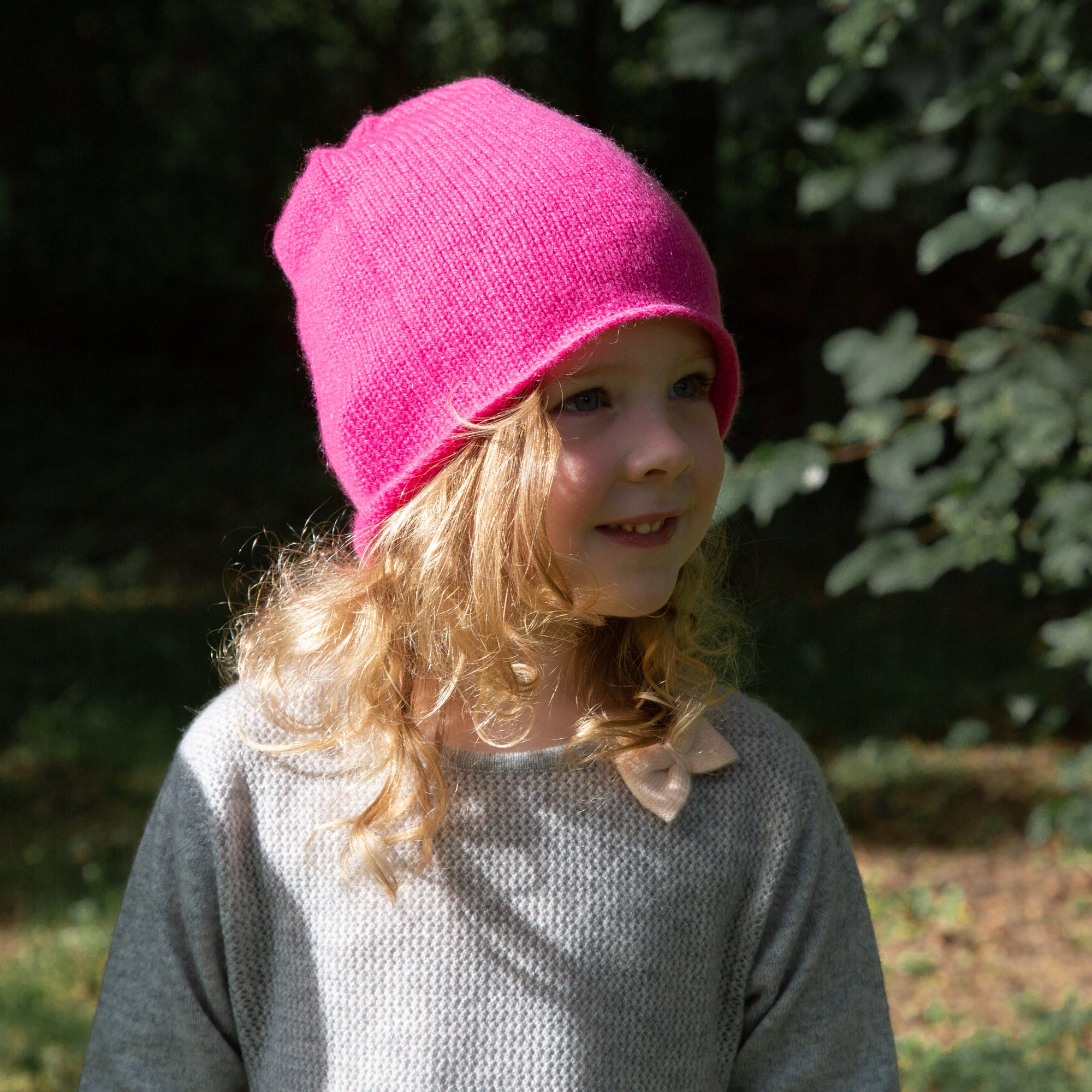 Kaschmir-Strickkleid MATHILDA mit Schleife