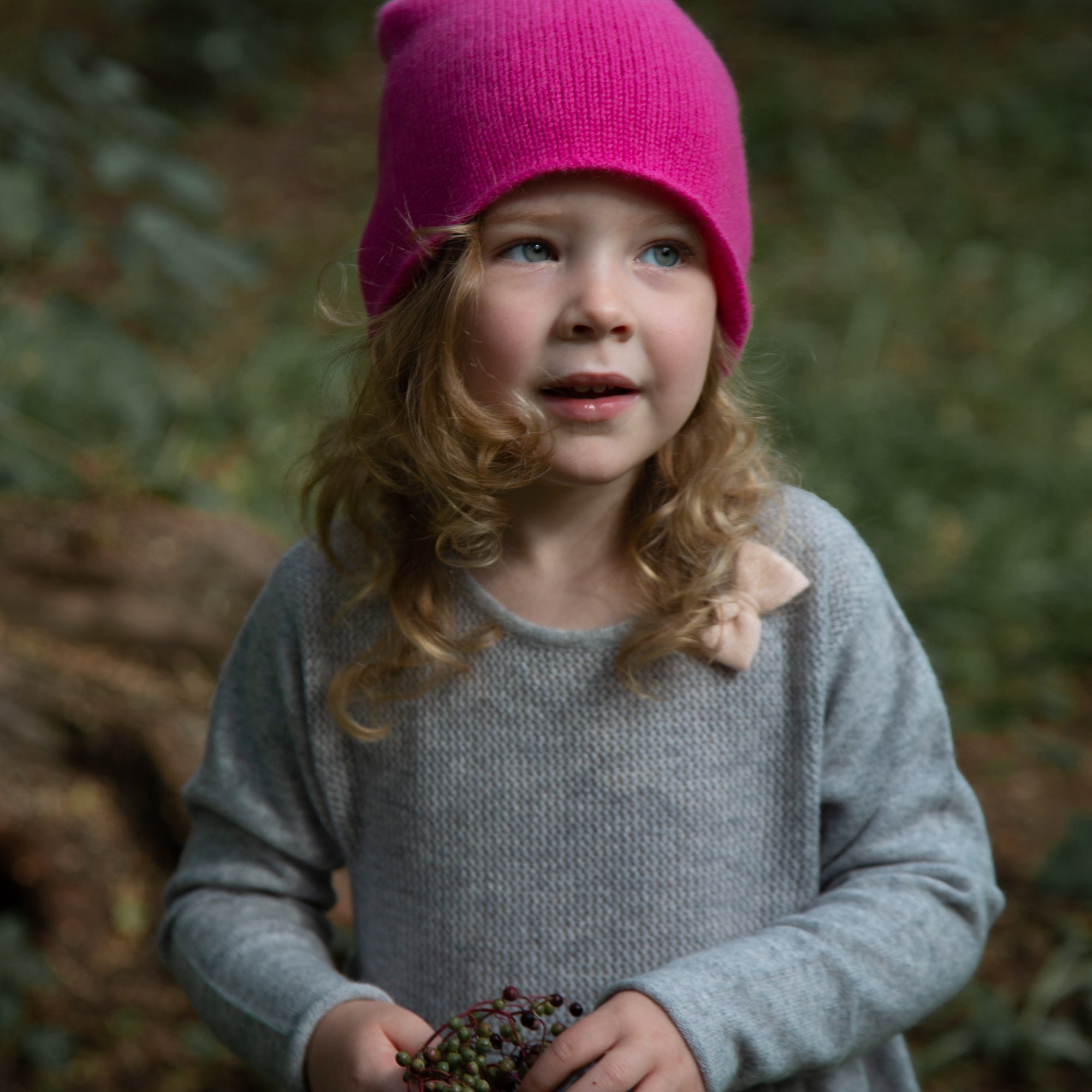 Kaschmir-Strickkleid MATHILDA mit Schleife